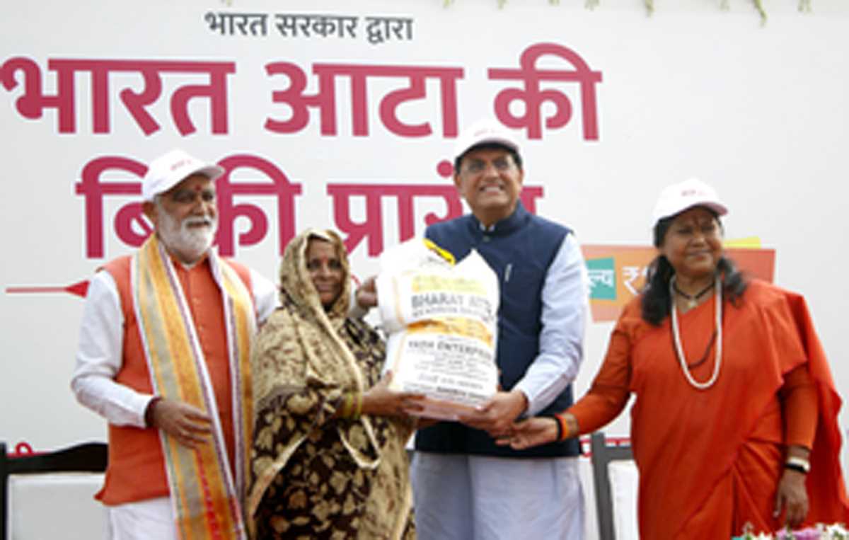 सरकार ने भारत ब्रांड के तहत 27.50 रुपये प्रति किलोग्राम आटे की बिक्री की शुरू